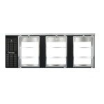 Continental BB90SNGDPT - Back Bar Cooler, Shallow Depth, pass-thru, 90