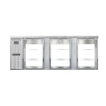 Continental BB90SNSSGDPT - Back Bar Cooler, Shallow Depth, pass-thru, 90
