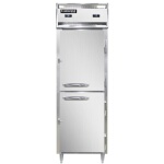 Continental D1RFSNSAHD - Reach-In Dual Temp Unit, one-section, shallow depth, narrow half-height solid doors