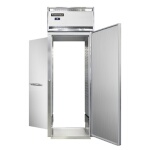 Continental D1RINSART-E - Extra-High Refrigerator, roll-thru, one-section, solid doors, stainless steel ramps