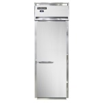 Continental D1RINSS-E - Extra-High Refrigerator, roll-in, one-section, solid door, stainless steel ramp