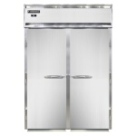 Continental D2RIN-E - Extra-High Refrigerator, roll-in, two-section, solid doors, stainless steel ramps