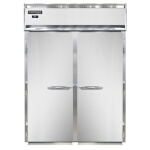 Continental D2RINSA - Roll-In Refrigerator, two-section, full-height solid doors, stainless ramps