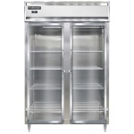 Continental D2RNSAGD - Reach-In Refrigerator, two-section, full-height glass doors