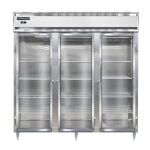 Continental D3RNSSGD - Reach-In Refrigerator, three-section, full-height glass doors