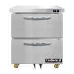 Continental DF27N-U-D - Undercounter Freezer, 27