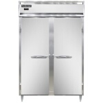 Continental DL2W - Reach-In Heated Cabinet, two-section, narrow full-height doors