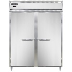 Continental DL2WE-PT - Extra-Wide Pass-Thru Heated Cabinet, two-section, hinged doors