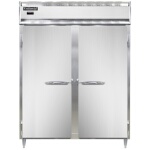 Continental DL2WE - Extra-Wide Reach-In Heated Cabinet, two-section, hinged doors