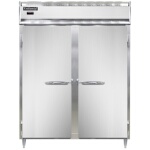Continental DL2WE-SA - Extra-Wide Reach-In Heated Cabinet, two-section, hinged doors