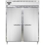 Continental DL2WE-SS-PT - Extra-Wide Pass-Thru Heated Cabinet, two-section, hinged doors