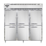 Continental D3RNSSPTHD - Pass-Thru Refrigerator, three-section, half-height solid doors