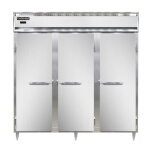 Continental DL3W-SA - Reach-In Heated Cabinet, three-section, narrow full-height doors