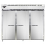 Continental DL3WE-PT - Extra-Wide Pass-Thru Heated Cabinet, three-section, hinged doors