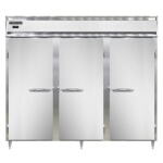Continental DL3WE-SA-PT - Extra-Wide Pass-Thru Heated Cabinet, three-section, hinged doors