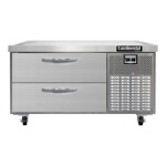 Continental D48GFN - Freezer Griddle Stand, one-section, (2) drawers,, stainless steel exterior & interior