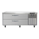 Continental D60GFN - Freezer Griddle Stand, one-section, (2) drawers, stainless steel exterior & interior
