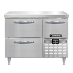 Continental DRA43NSS-D - Work Top Refrigerator, 43