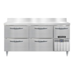 Continental DRA68NSSBS-D - Work Top Refrigerator, 68