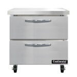 Continental SW32N-D - Work Top Refrigerator, 32