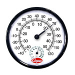 Cooper-Atkins 212-150-8 - Indoor/Outdoor Wall Thermometer, 12