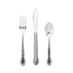 Update International CE-205 - Dinner Fork, medium weight, bright polish, Claridge (Case of 12)