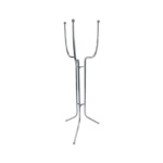 Crestware CBS - Wine Bucket Stand, polished chrome & brass, KD, (Case of 6)