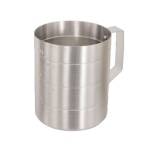 Crestware MEA02D - Dry Measuring Cup, 2 qt., straight sided, (Case of 24)
