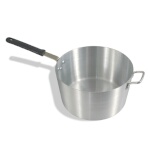 Crestware PAN8H - Sauce Pan with Handle, 8 qt., insulated handle, (Case of 6)