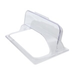 Crestware PDC1F - Dome Flip Cover, full size, polycarbonate, clear, (Case of 6)