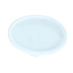 Crestware RCWL68 - Lid, fits 6 & 8 qt. containers, round, white, (Case of 48)