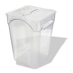 Crestware SQC22 - Food Storage Container, 20 qt., square, clear, (Case of 6)