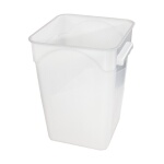 Crestware SQW22 - Food Storage Container, 20 qt., square, white, (Case of 6)