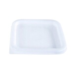 Crestware SQWL68 - Lid, fits 6 & 8 qt. containers, square, white, (Case of 48)