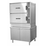 Crown Steam DCX-16 - Convection Steamer, direct steam, (2) compartment, (16) pan capacity, 36