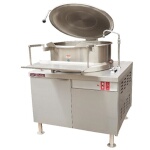 Crown Steam DMS-30 - Stationary Kettle, direct steam, 30 gallon, 2/3 jacket, cabinet base