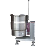 Crown Steam EC-20T - Tilting Kettle, electric, floor model, 20 gallon, 2/3 jacket, lever tilt on right