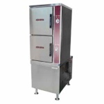 Crown Steam ECX-10-24 - Convection Steamer, electric, (2) compartment, 24
