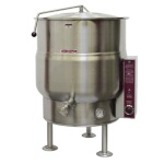 Crown Steam EL-20 - Stationary Kettle, electric, 20 gallon, 2/3 jacket, thermostatic, tri-leg