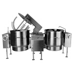 Crown Steam ELTM-100-2 - Tilting Kettle/Mixer, electric, (2) 100 gallon, 2/3 steam jacket