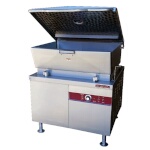 Crown Steam EMTS-40 - Tilting Skillet, electric, 40 gallon, electric hydraulic lift, cabinet base