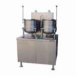Crown Steam GMT-10-10 - Kettle/Cabinet Assembly, gas, (2) 10 gallon kettle, 42