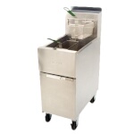 Dean SR152G - Single Super Runner Gas Value Fryer, 50 lbs capacity