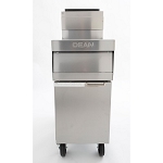 Dean 1PRG50T - Floor Fryer, gas, 50 lb. capacity, stainless steel frypot, door, & cabinet