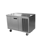 Delfield 186114BUCMP - Work Top Refrigerator, three-section, 114
