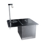 Delfield 204-P - Ice & Water Unit, Drop-In, pitcher filler, insulated ice chest, 45 pound ice storage