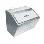 Delfield 240 - Ice Bin, counter top or mounted, with lift-off cover, 75 pound storage