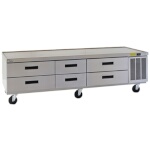 Delfield F2996CP - Refrigerated Chef Base, 96-1/4