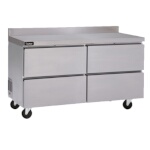 Delfield STD4460NP - Work Top Refrigerator, two-section, 60