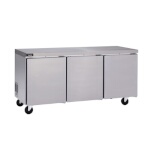 Delfield ST4472NP - Work Top Refrigerator, three-section, 72